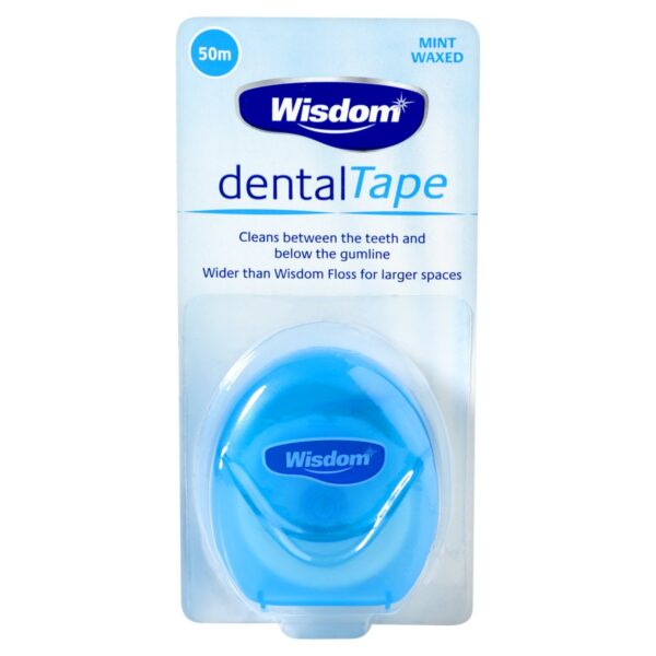 Wisdom Dental Tape 50m (Pack of 3)