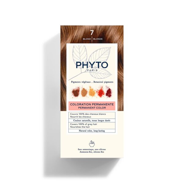 PHYTOCOLOR: Permanent Hair Dye by PHYTO Shade: 7 Blonde