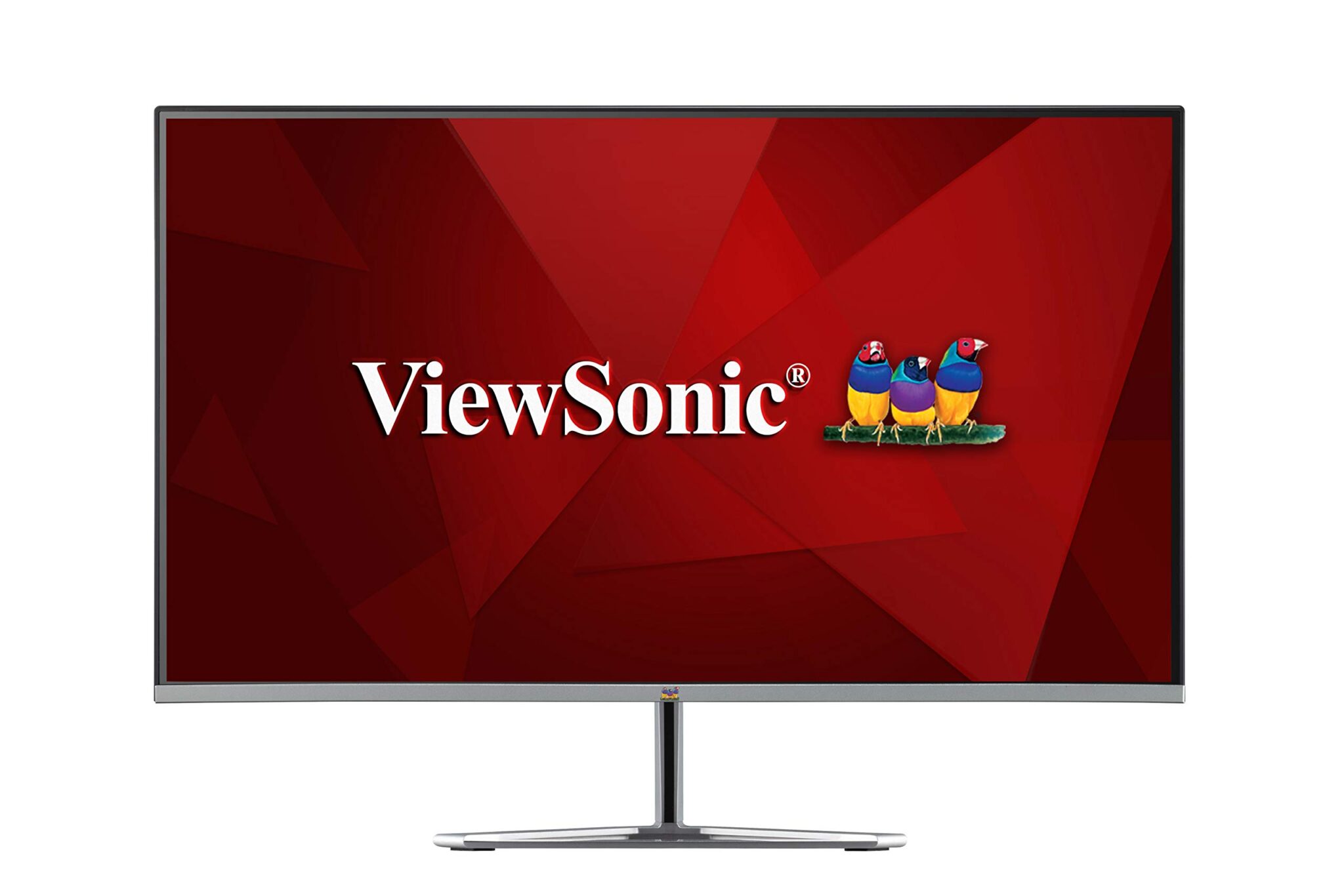 ViewSonic VX2776-SMH 27-inch IPS Full HD Monitor with 75Hz, VGA, 2x HDMI, Eye Care for Work and Entertainment at Home, Black & Silver