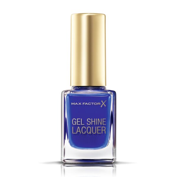 Max Factor Gel Shine Lacquer Nail Polish, 11 ml, 40 Glazed Cobalt