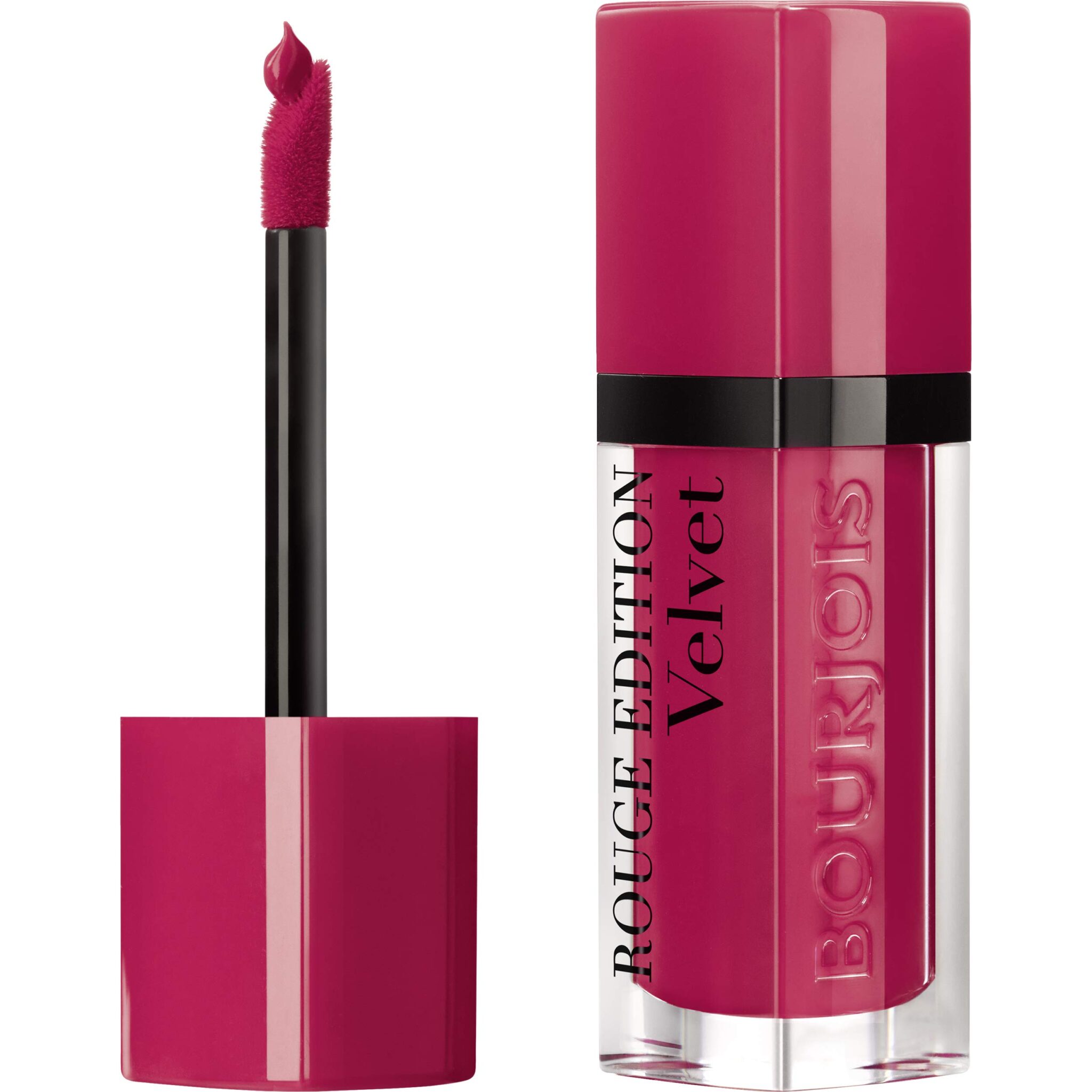 Bourjois Rouge Edition Velvet Liquid Lipstick 13 Fu(N)Chsia Pinks, 7.7ml