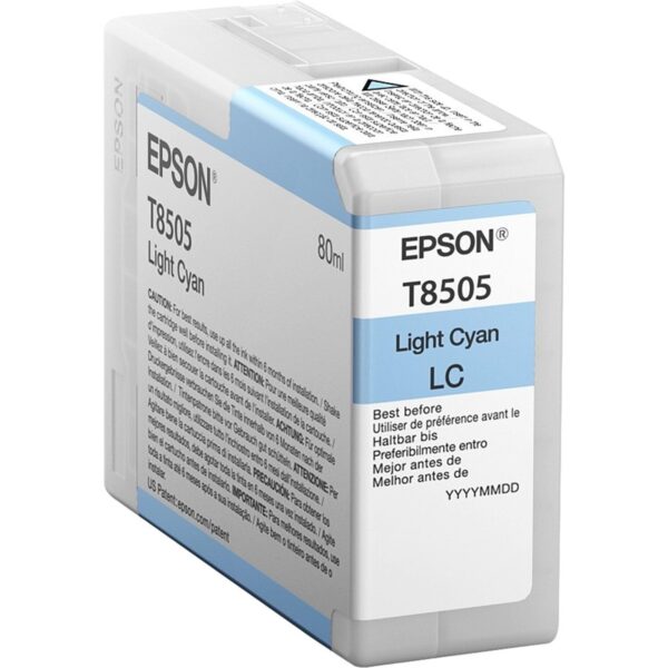 EPSON Ink Cartridge, Light Cyan, Genuine