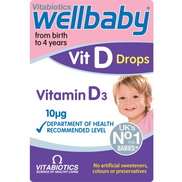 Vitamin D Drops, Wellbaby