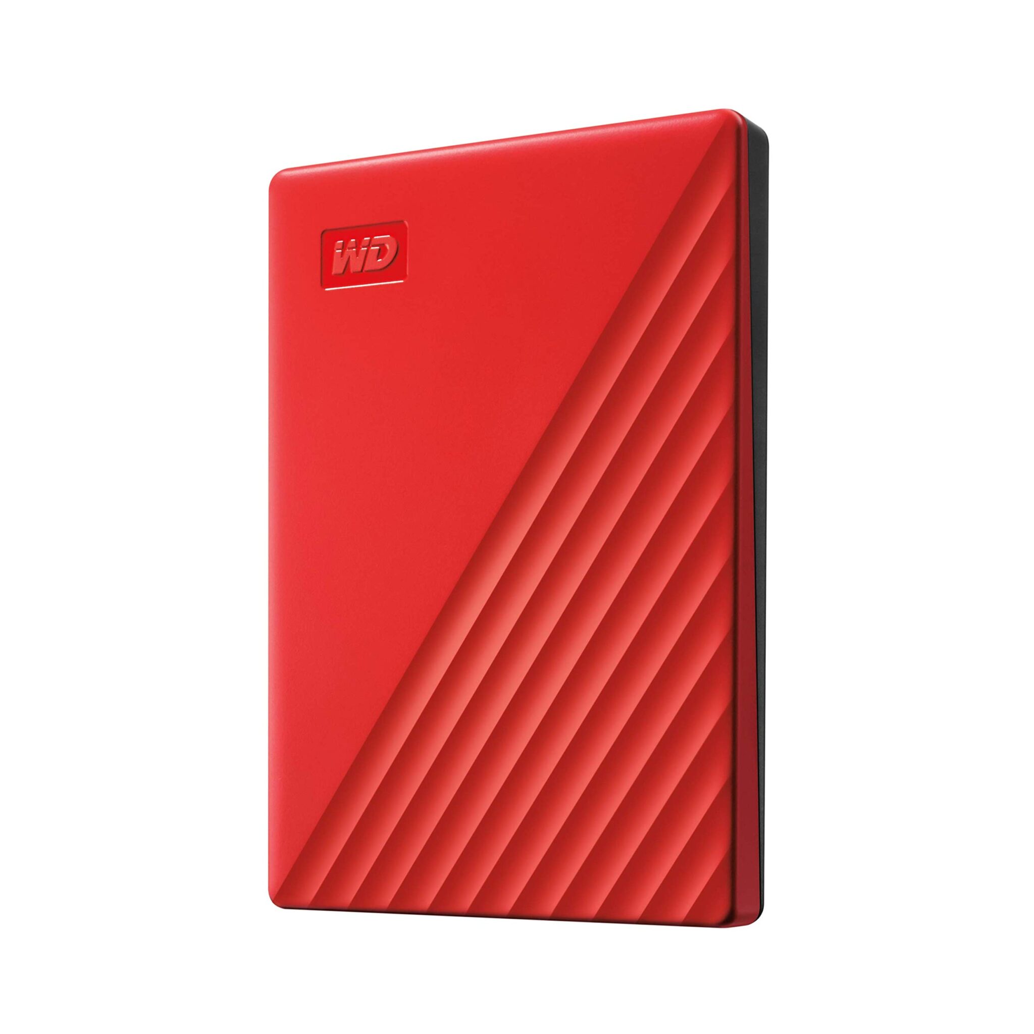 WD 2TB My Passport portable external storage, external hard drive, USB 3.0, portable HDD with software for device management, backup and password protection, works with PC, Xbox &Playstation, Red