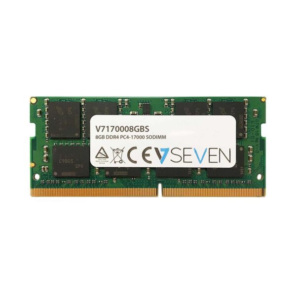 V7 V7170008GBS V7 8GB DDR4 PC4-17000 - 2133Mhz 1.2V SO DIMM Notebook Memory Module - V7170008GBS