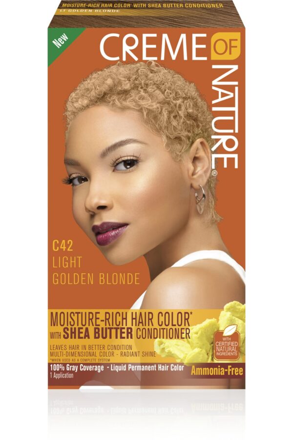 Creme of Nature Moisture Rich Hair Color with - C42 Light Golden Blonde