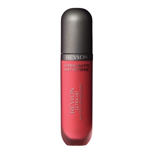 Revlon Ultra HD Lip Mousse Hyper Matte, Longwearing Creamy Liquid Lipstick in Pink, Sunset (810)