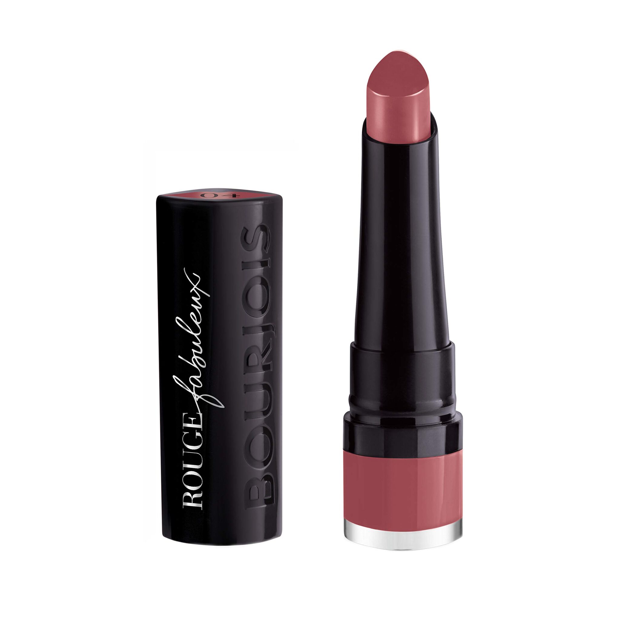 Bourjois Rouge Fabuleux Bullet Lipstick, 004 Pretty Mauve, 2.3g