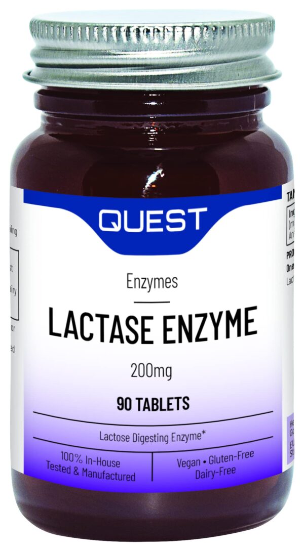 Quest Lactase 200mg 90 tabs (Pack of 2)