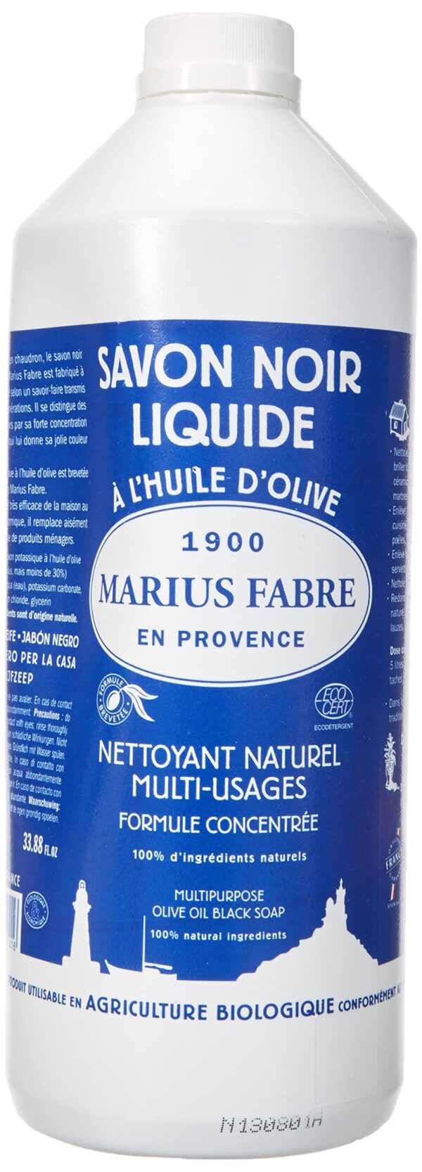 MARIUS FABRE - *Savon Noir LIQUIDE 1 L LAVOIR - 1NL