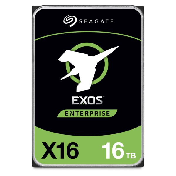 16TB Seagate ST16000NM001G Exos X16, 3.5" Enterprise HDD, SATA 3.0 (6GB/S), 7200RPM, 256MB Cache, 4.16ms, OEM