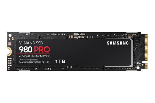 Samsung 980 PRO (MZ-V8P1T0BW) | NVMe M.2 Internal Solid State Drive, PCIe 4.0, 1 TB, Intelligent Thermal Control, 8.9 Watts