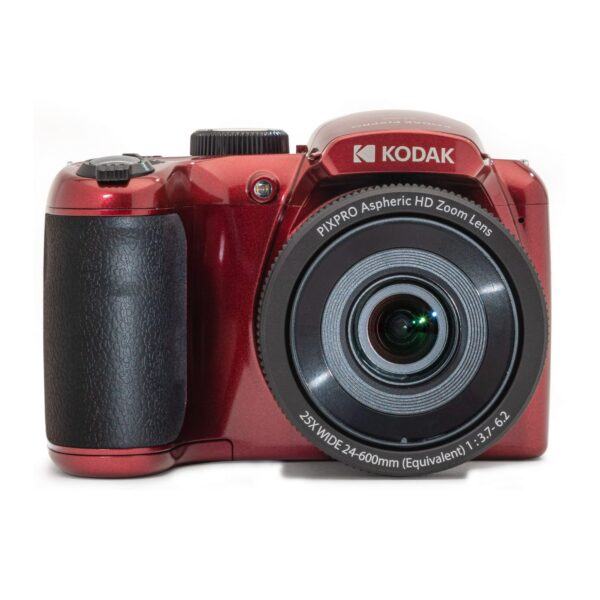 KODAK PIXPRO Astro Zoom AZ255-RD 16MP Digital Camera with 25X Optical Zoom 24mm Wide Angle 1080P Full HD Video and 3" LCD (Red)