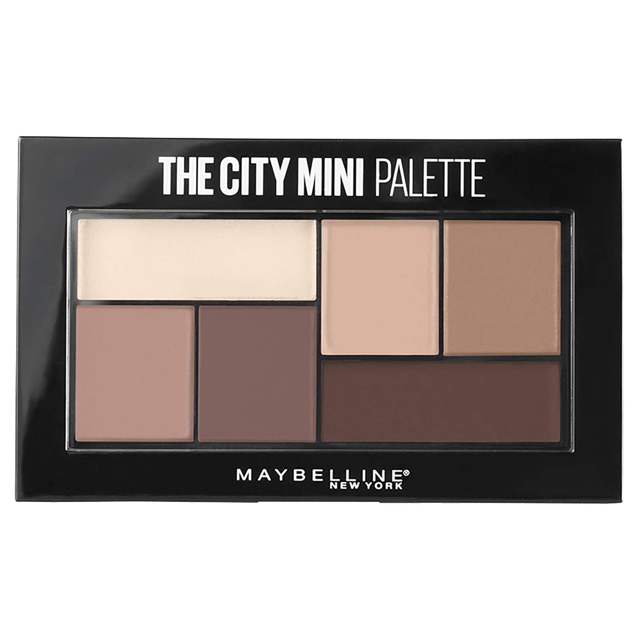 MAYBELLINE NEW YORK, Eyeshadow Palette, The City Mini Palette, Shade: Matte about town 480, 6 g