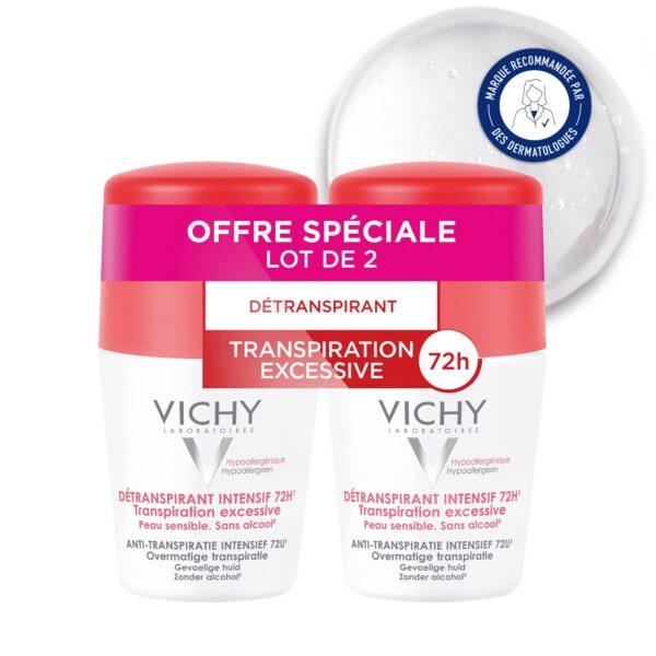 Vichy 72 Hours Excessive Transpiration Deodorant Roll-On 100 ml