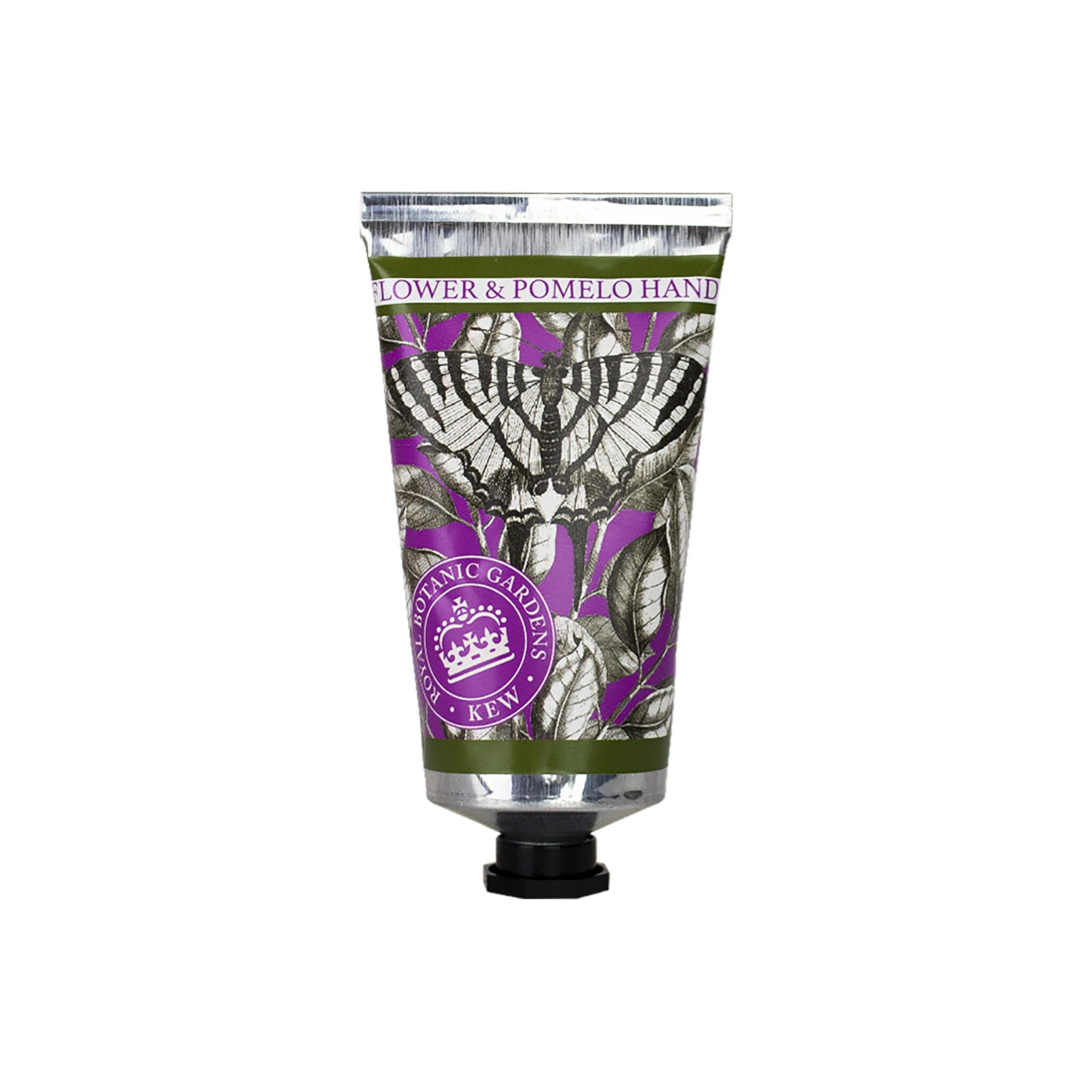 The English Soap Company Royal Botanical Gardens Kew Hand Cream, Elderflower Hand Cream, Moisturising Hand Cream for Men and Women, Elderflower and Pomelo 75ml