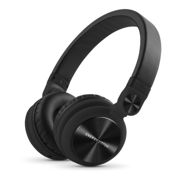 Energy Sistem Headphones DJ2 Black (DJ style headphones, 180º rotation, detachable cable, microphone and hands-free function)