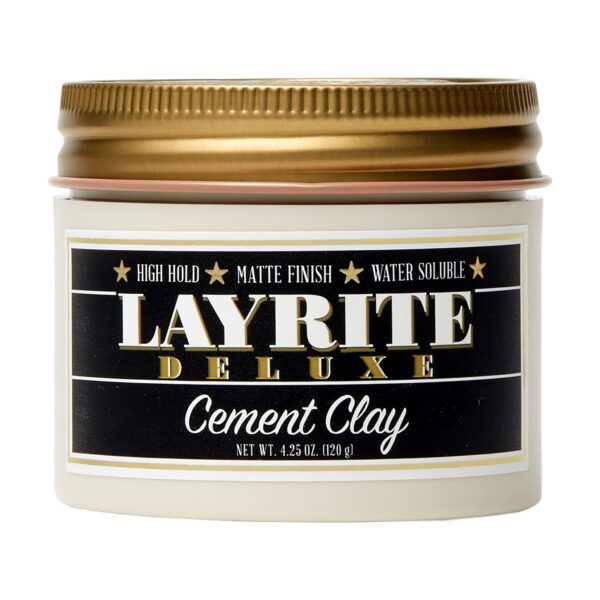 Layrite Cement Clay 120g | High Hold | Water Soluble | Matte finish