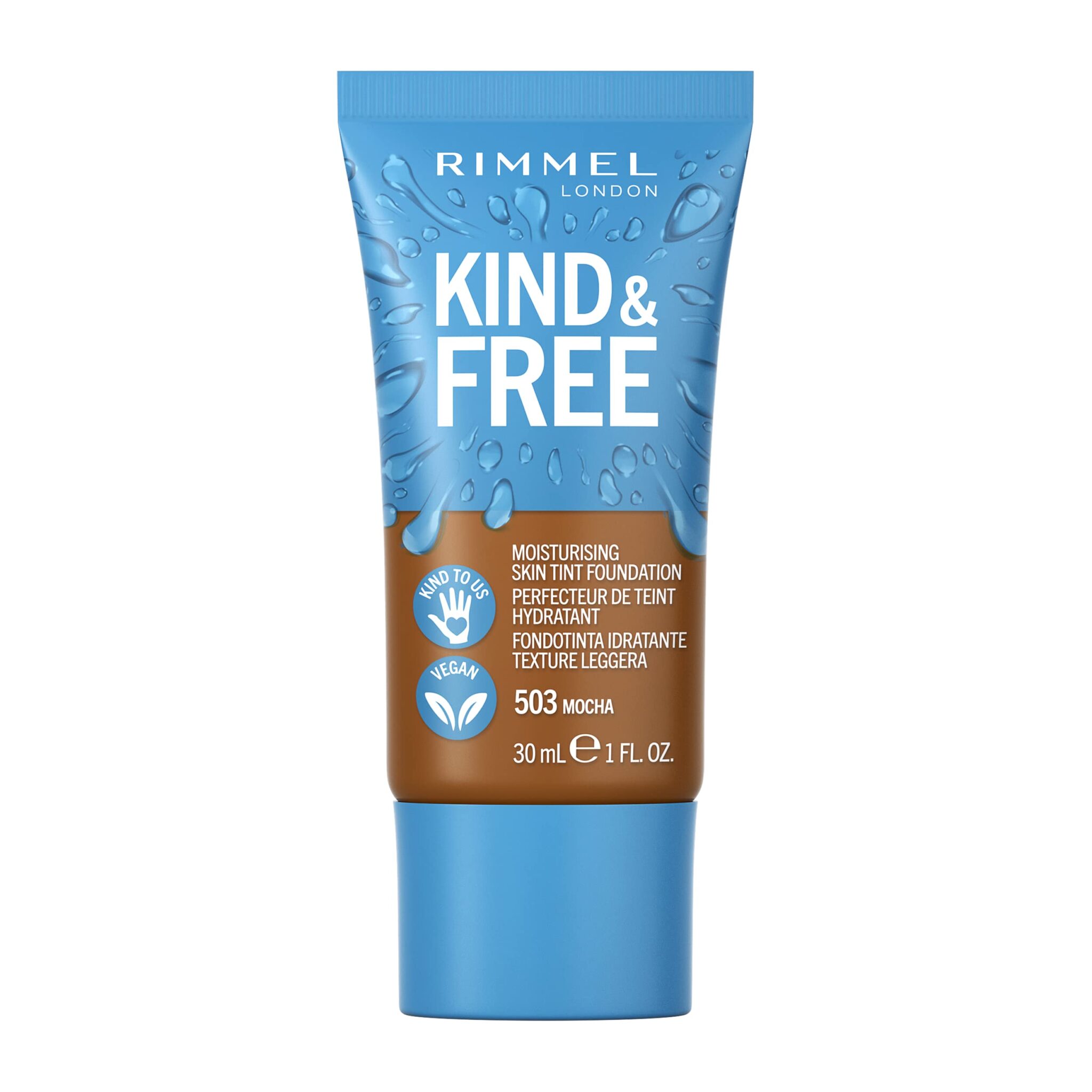 Rimmel Kind + Free Moisturising Skin Tint Foundation, Mocha 503