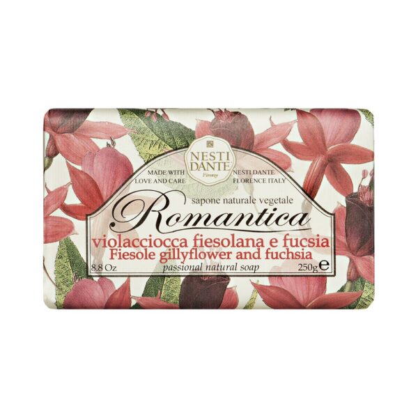 NESTI DANTE Romantica, Gillyflower & Fuchsia Soap 250 g