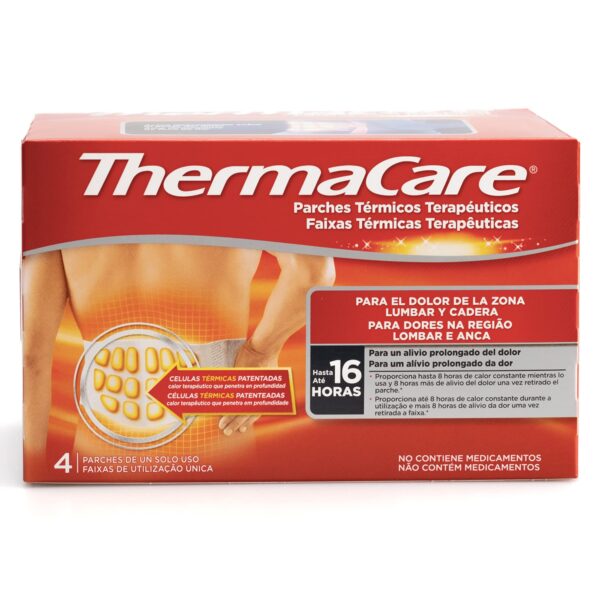 Thermacare Therapeutic Pain Patch for Lumbar and Cader 4 unidades