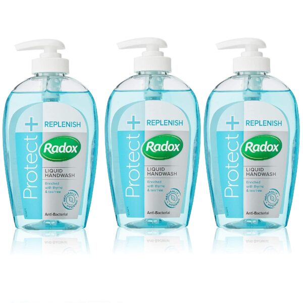 Radox Antibacterial Plus Replenish Hand Wash 3 Pack