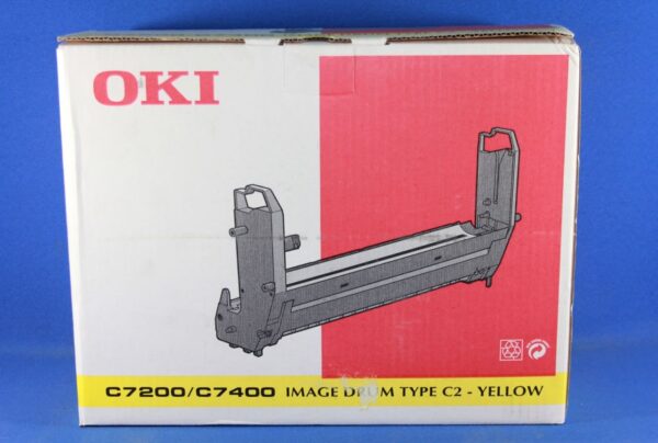 Oki 41304109 type C2 yellow colour imaging drum kit C7200 C7200N C7400 C7400Dxn C7400N