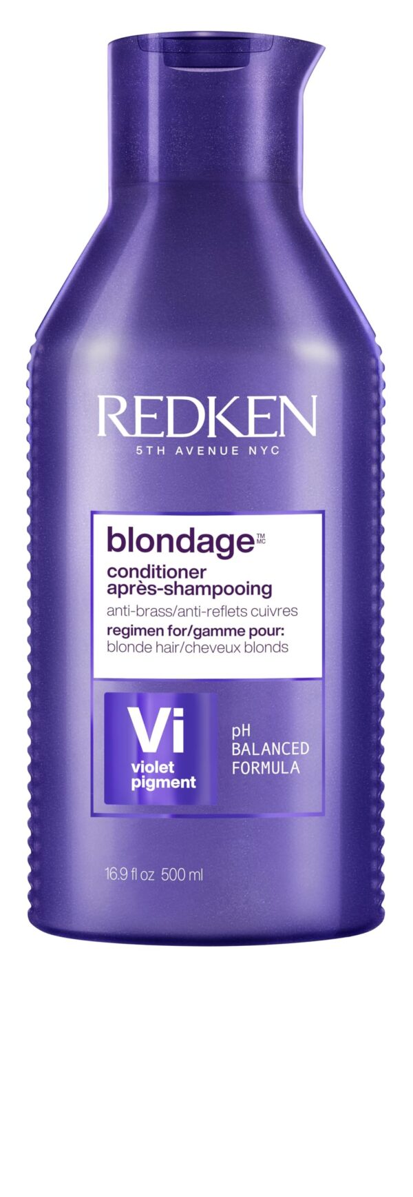 Redken Purple Conditioner, For Blonde Hair, Vi Violet Pigment, Color Extend Blondage, 500 ml