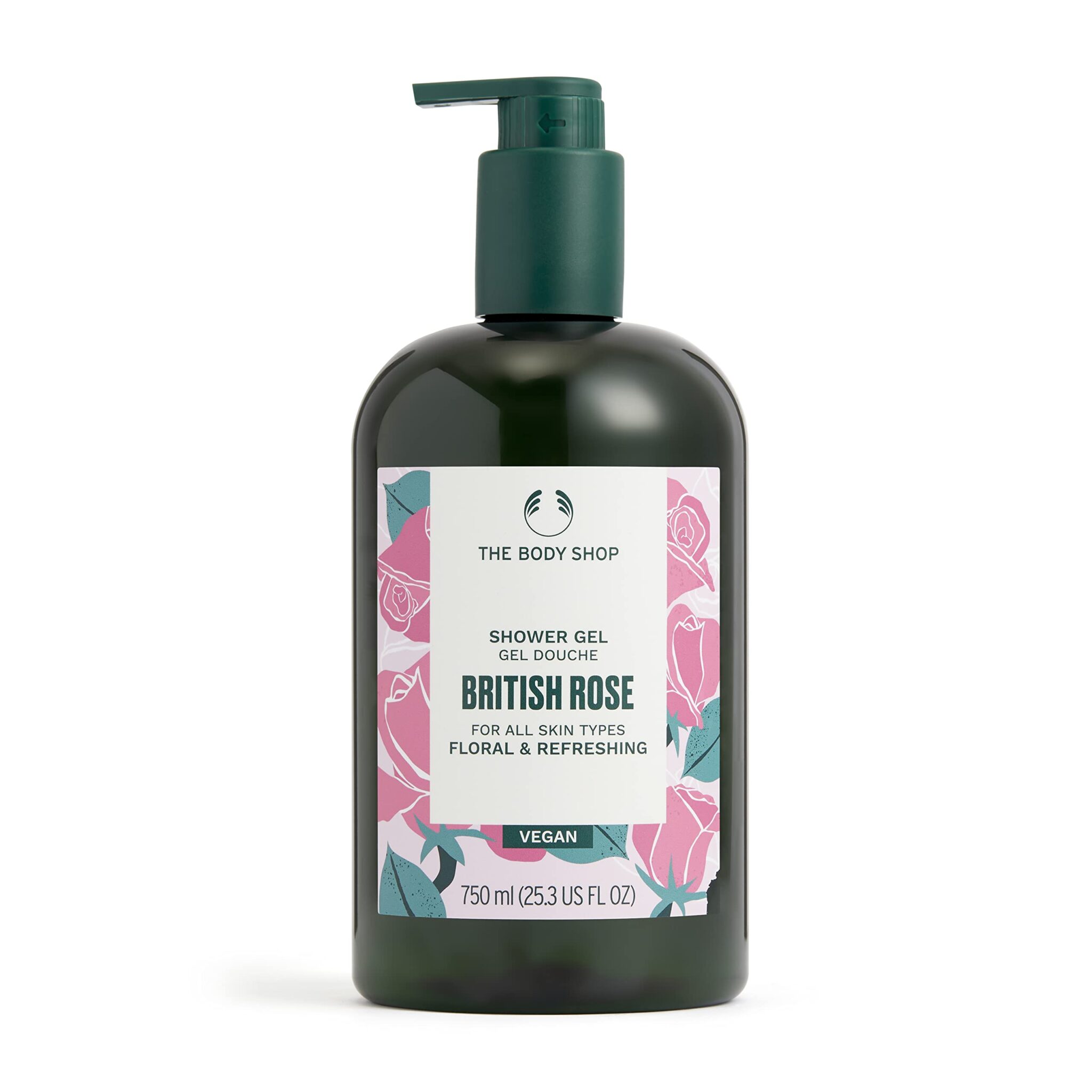 The Body Shop British Rose Shower Gel 750ml