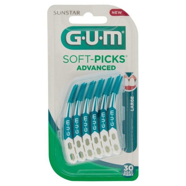 Gum Soft Picks Advanced Large Interdentals - 30 Brushes