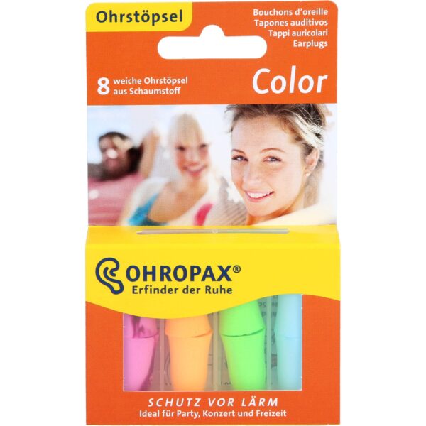 Ohropax Earplugs Colour