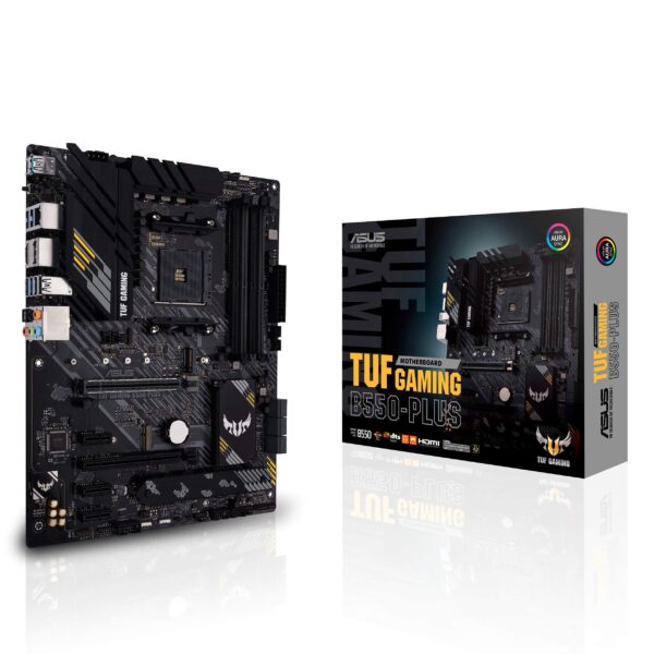 ASUS TUF GAMING B550-PLUS, AMD AM4, ATX, 128GB DDR4, 4DIMM, DP, HDMI, PCIE