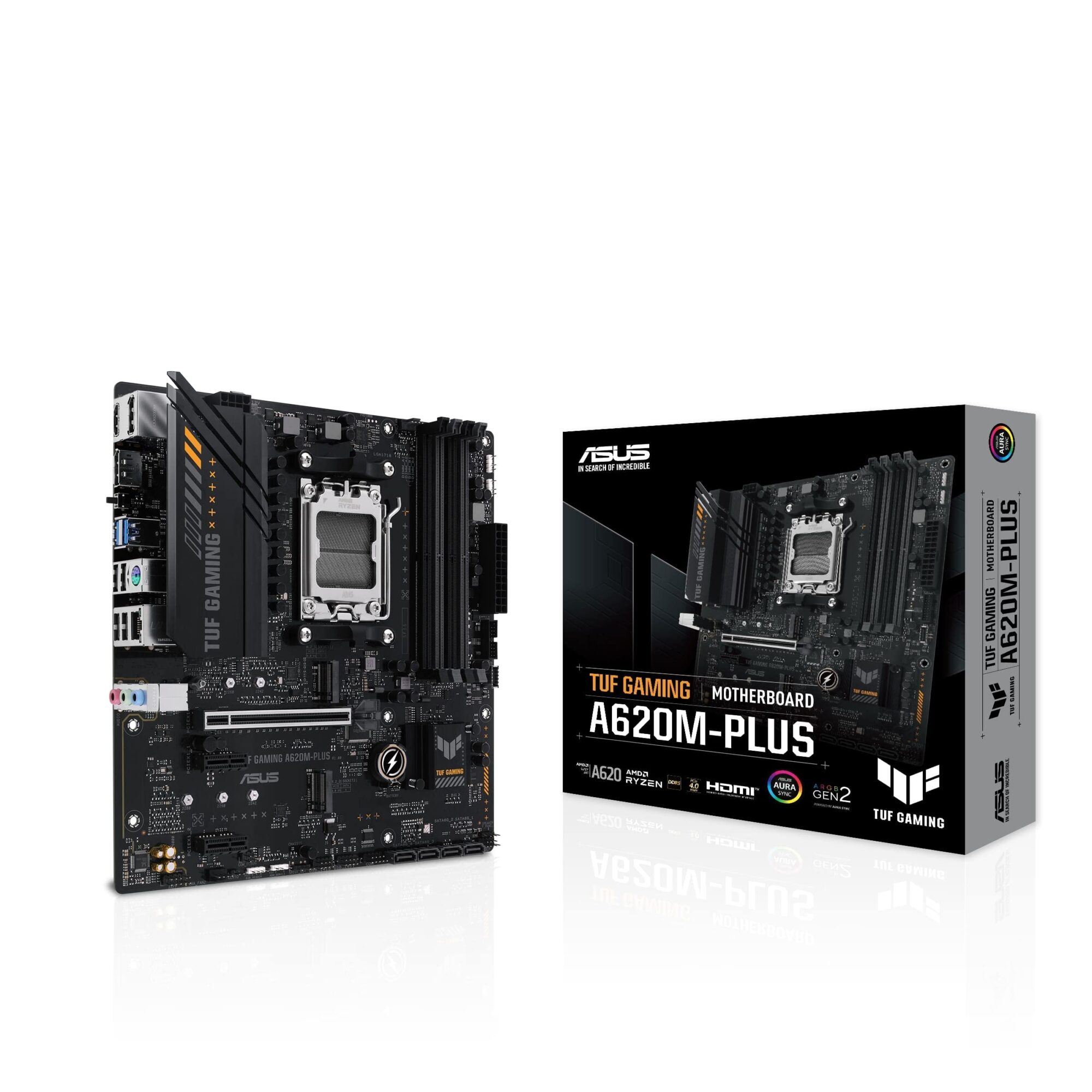 ASUS TUF A620M-PLUS, AMD A620, AM5, MATX,4DDR5, DP, HDMI