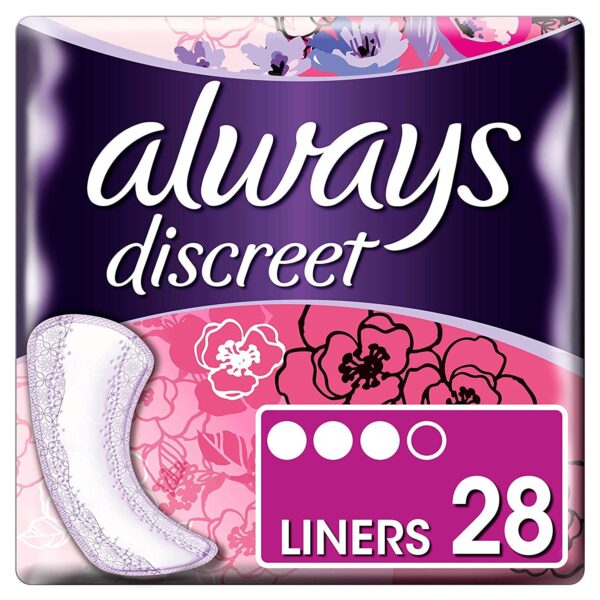 Always - 28x Discreet Normal Panty Liners for Urine Loss - 1 Piece