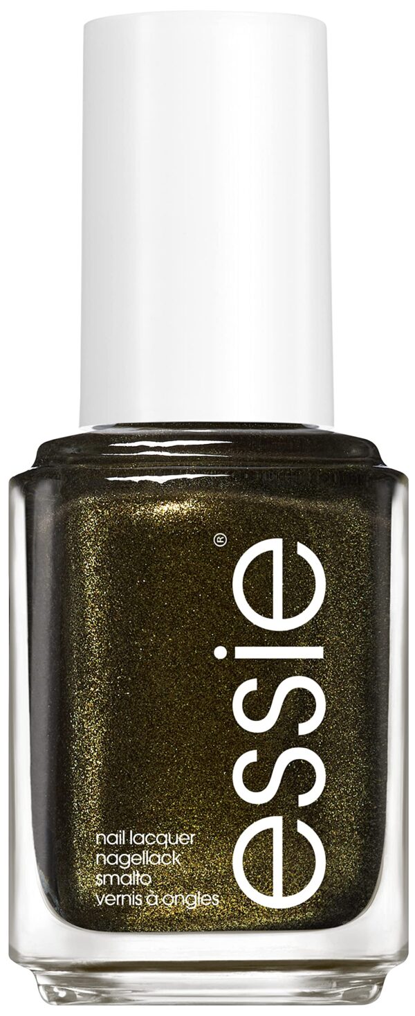 essie 1 x 13.5 ml Nail Polish with Opaque and Glossy Finish for Colour Intense Fingernails No.808 High Voltage Vinyl Green