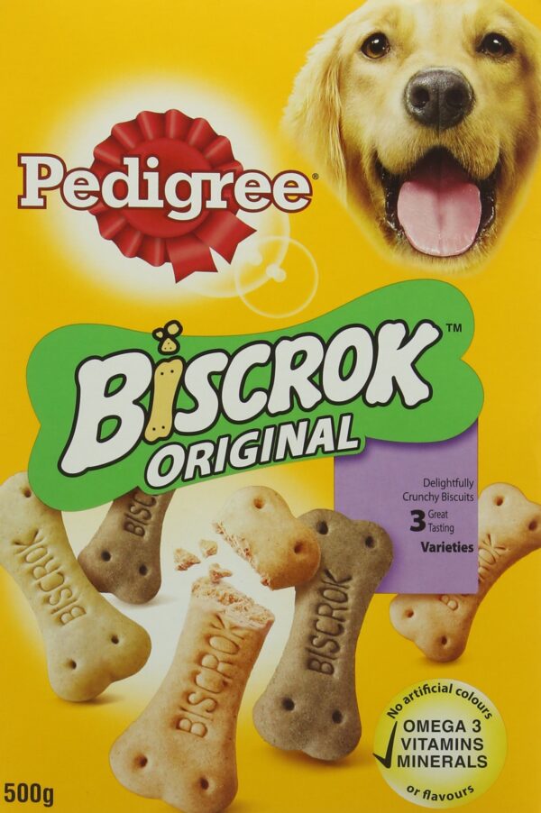 Pedigree Biscrok Dog Treats Original, 500g