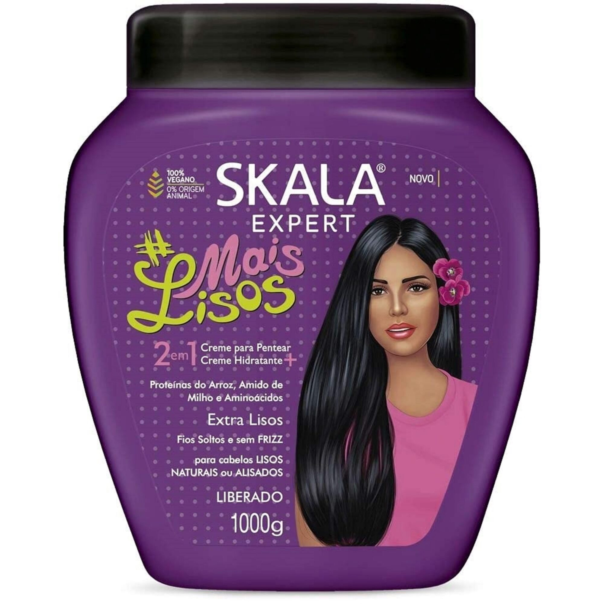 Smooth & Sleek Hair - Extra Lisos Conditioner - Skala - 1000ml - Anti-Frizz & Straightening Formula