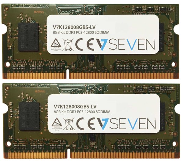 V7 V7K128008GBS-LV V7 8GB DDR3 PC3L_12800 _ 1600MHZ SO DIMM Notebook Memory Module _ V7K128008GBS-LV