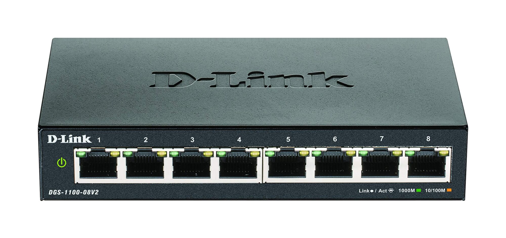 D-Link DGS-1100-08V2 M, Black