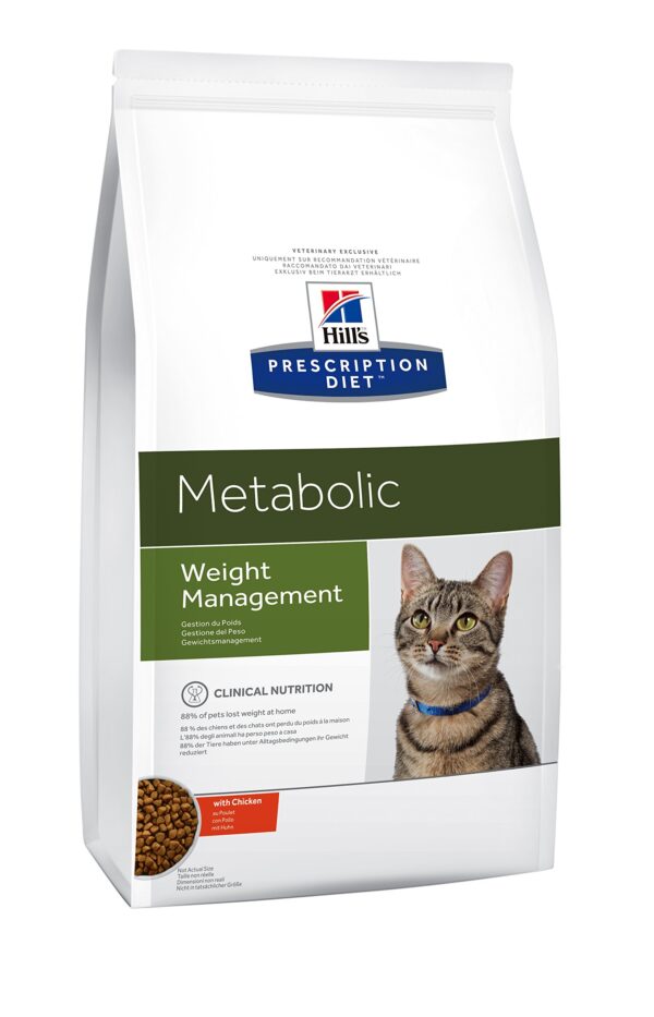 Hill's Prescription Diet Feline Weight Management Food for Cats Chicken 2 X 1.5 kg