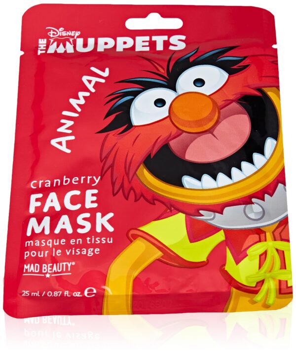 Mad Beauty Disney Muppets Face Mask Animal, White, 8153298