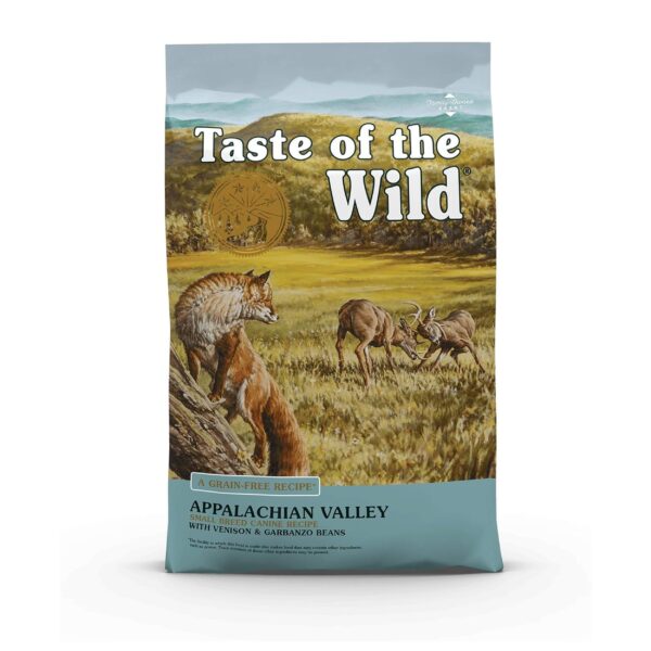 Taste of the Wild, Appalachian Valley, Grain Free Dry Dog Food with Venison & Garbanzo Beans, Small Breed, 12.2 kg (Pack of 1)