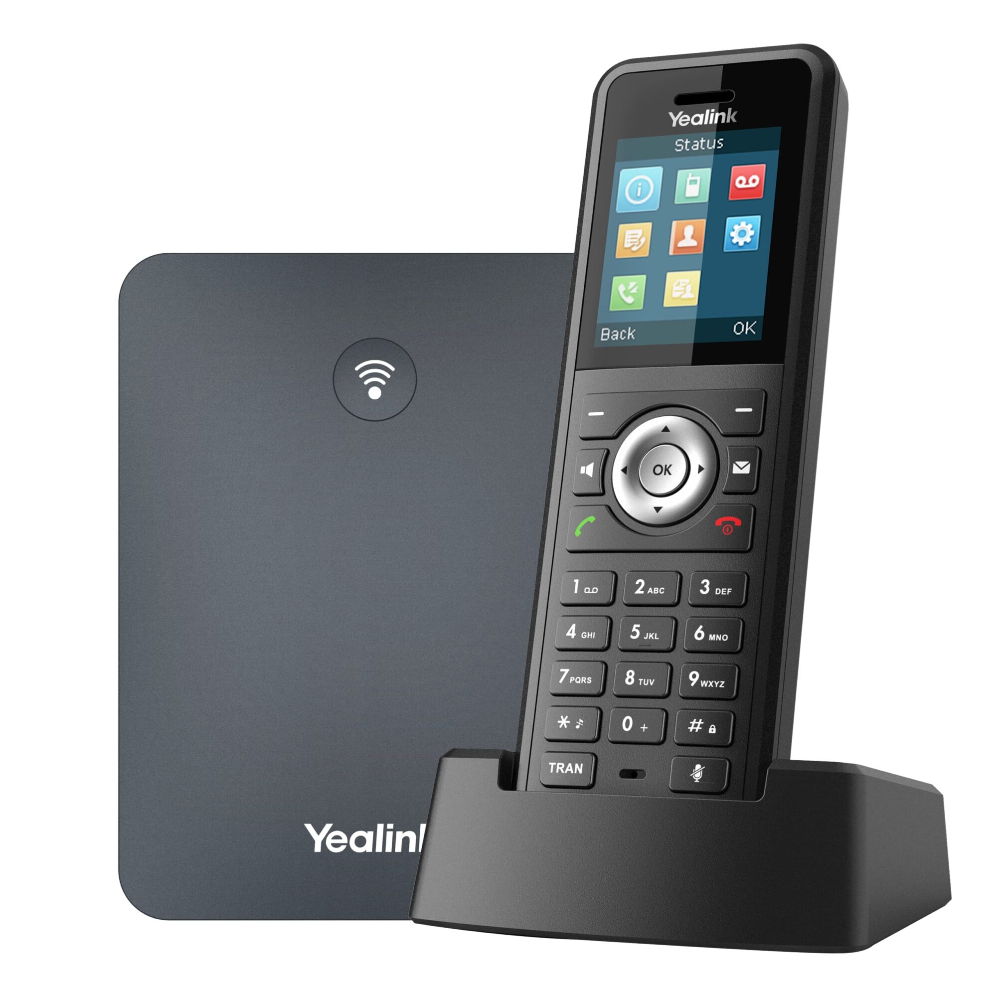 Yealink W79P téléphone fixe Noir 20 lignes TFT Wifi