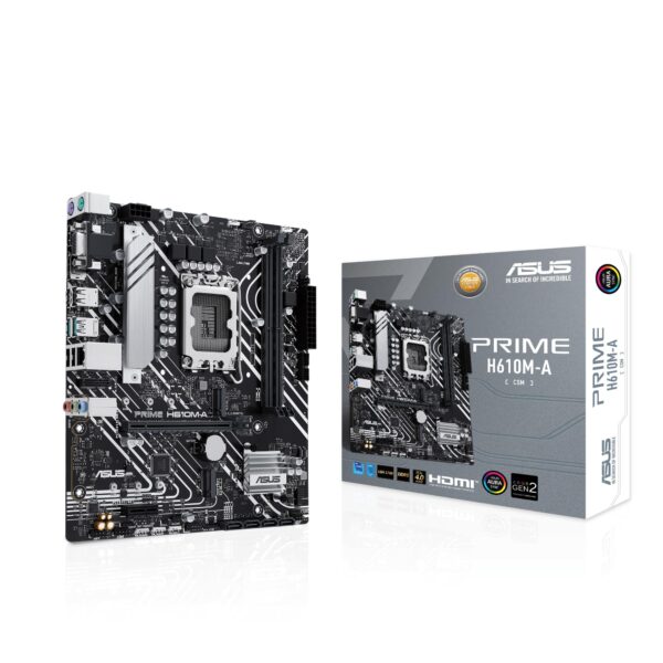 ASUS PRIME H610M-A-CSM LGA1700 2DDR4 MB, (90MB1G20-M0EAYC)