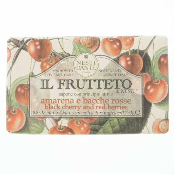 NESTI DANTE Il Frutteto, Black Cherry and Red Berries Soap 250 g