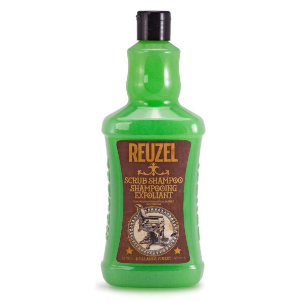 Reuzel Scrub Shampoo - Deeply Cleanses - Perfect For Maintaining A Healthy Scalp - Invigorating And Exfoliating Formula - Perfect For Infrequent Shampooer To Remove Excess Product - 33.81 Oz