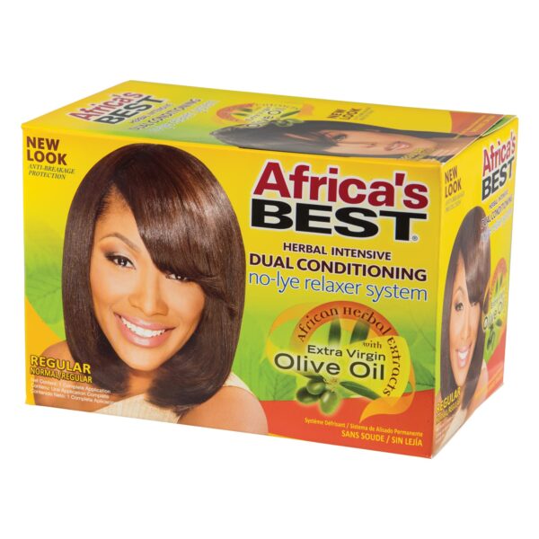 Africa's BEST No-Lye dual conditioning relaxer system super