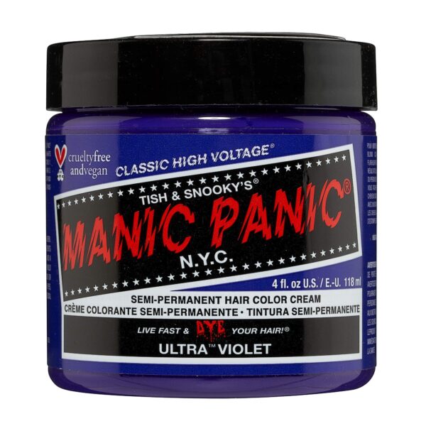 Manic Panic High Voltage Classic Cream Formula, Ultra Violet, 0.118 kg