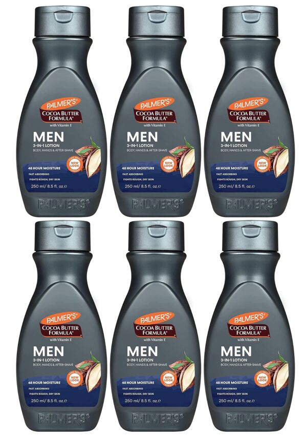 Palmers Cocoa Butter Men Lotion Body & Face 8.5oz (6 Pack)