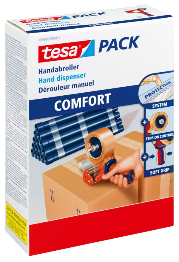 tesa UK 06400-00001-02 Dispenser Comfort for Packaging Tapes